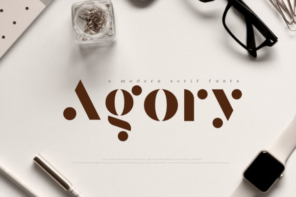 Agory: A Bold Display Font for Campaign Creativity