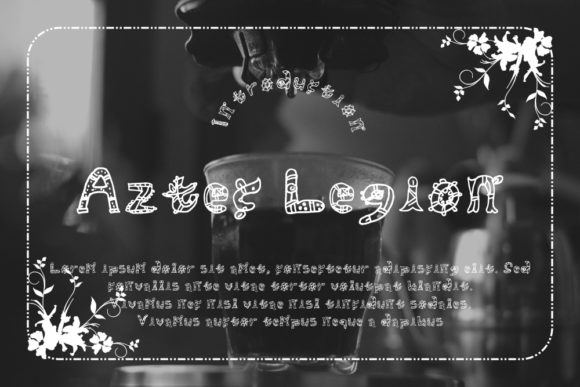 Aztec Legion Font for Bold Web Design