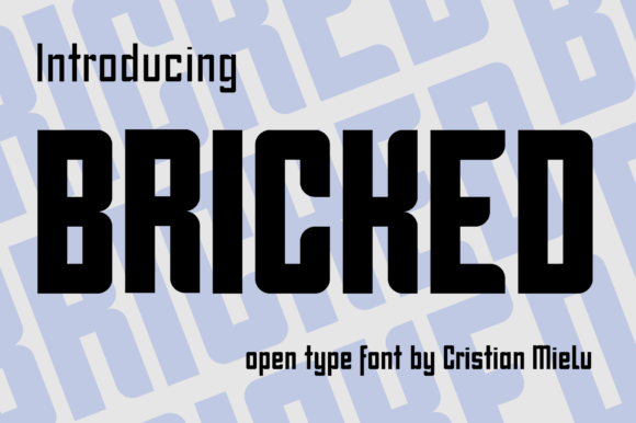 Bricked: The Font That Elevates Your Brand