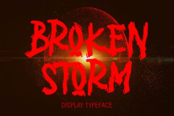 Broken Storm: A Font That Adds Personality to Every Project