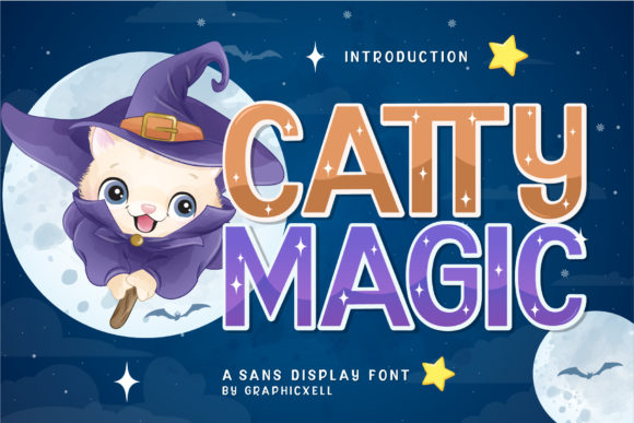 Catty Magic: A Display Font for Modern Web Design