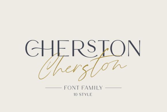 Cherston: A Versatile Display Font for Editorial Design