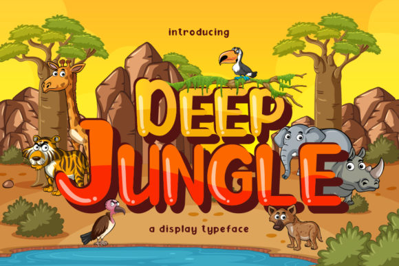 Deep Jungle: A Friendly Display Font for Editorial Design