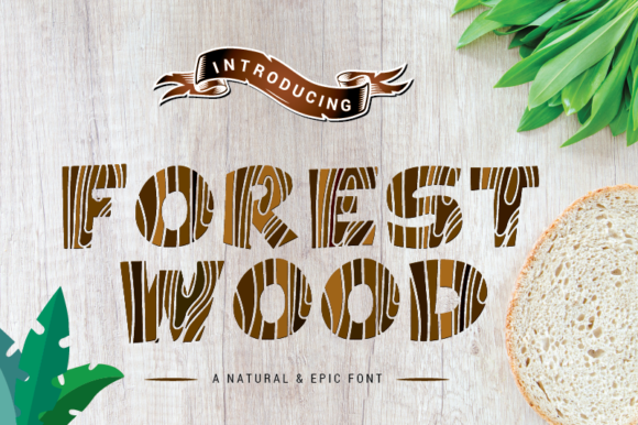 Forest Wood: A Contemporary Display Font for Editorial Design