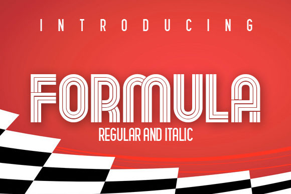 Formula Font for Bold Digital Creativity