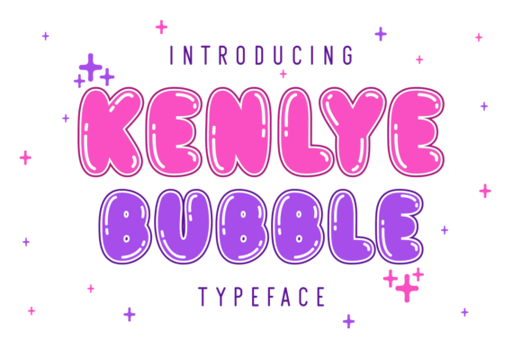 Kenlye Bubble: A Playful Display Font for Digital Creativity