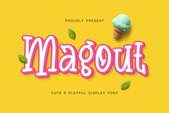 Magout: A Bold Display Font for Digital Design