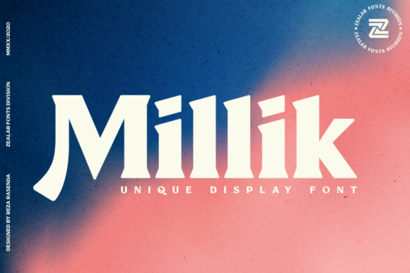 Millik: A Bold Choice for Editorial Design