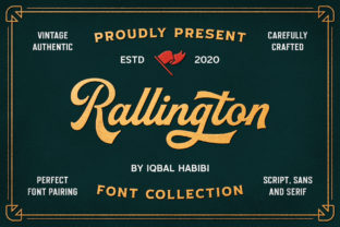 Rallington Font for Handmade Creations