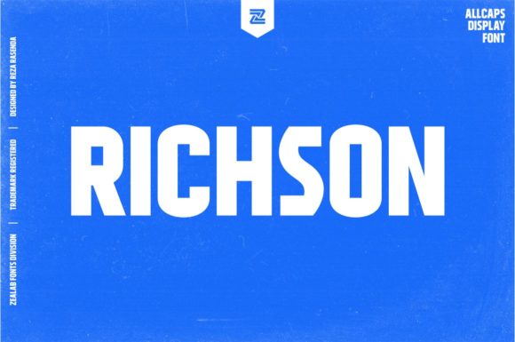 Richson Font for Web Design and Branding