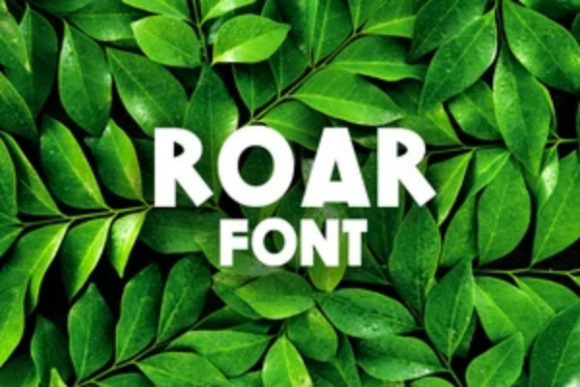 Roar: A Classic Yet Friendly Display Font for Creative Projects