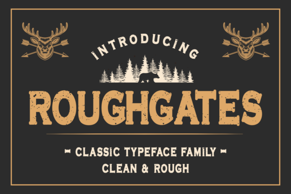 Roughgates: A Bold Font for Digital Branding
