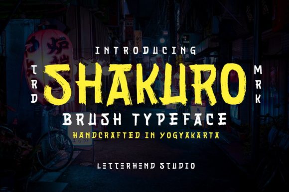 Shakuro: A Bold Display Font for Modern Web Design
