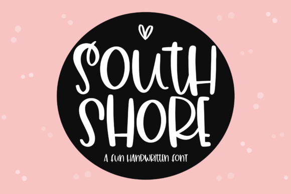 South Shore: A Playful Display Font for Digital Creativity