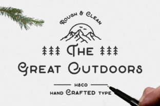 The Great Outdoors Font for Web Design